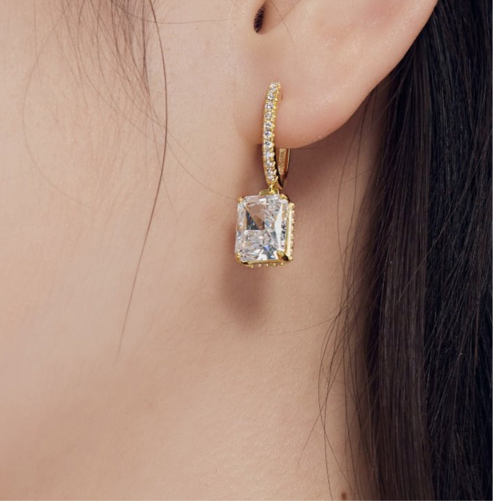 Orecchini placcati in oro