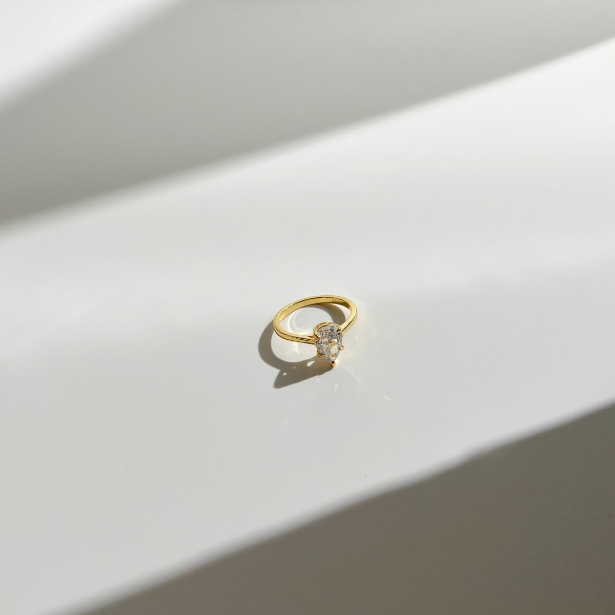 Oval Gold-Plated Ring