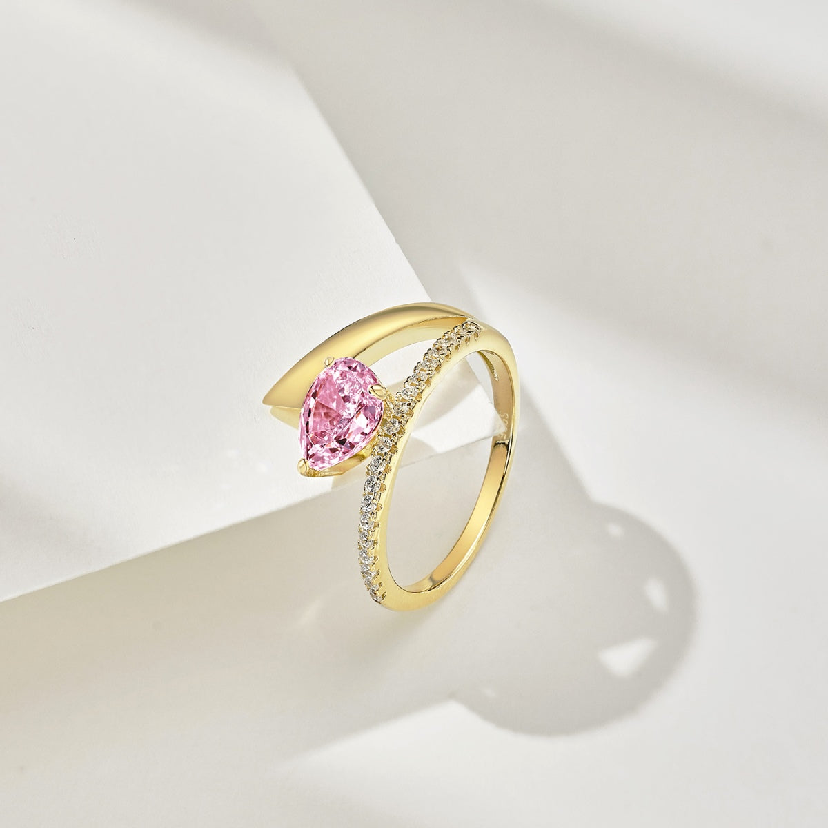 Pink Drop Ring