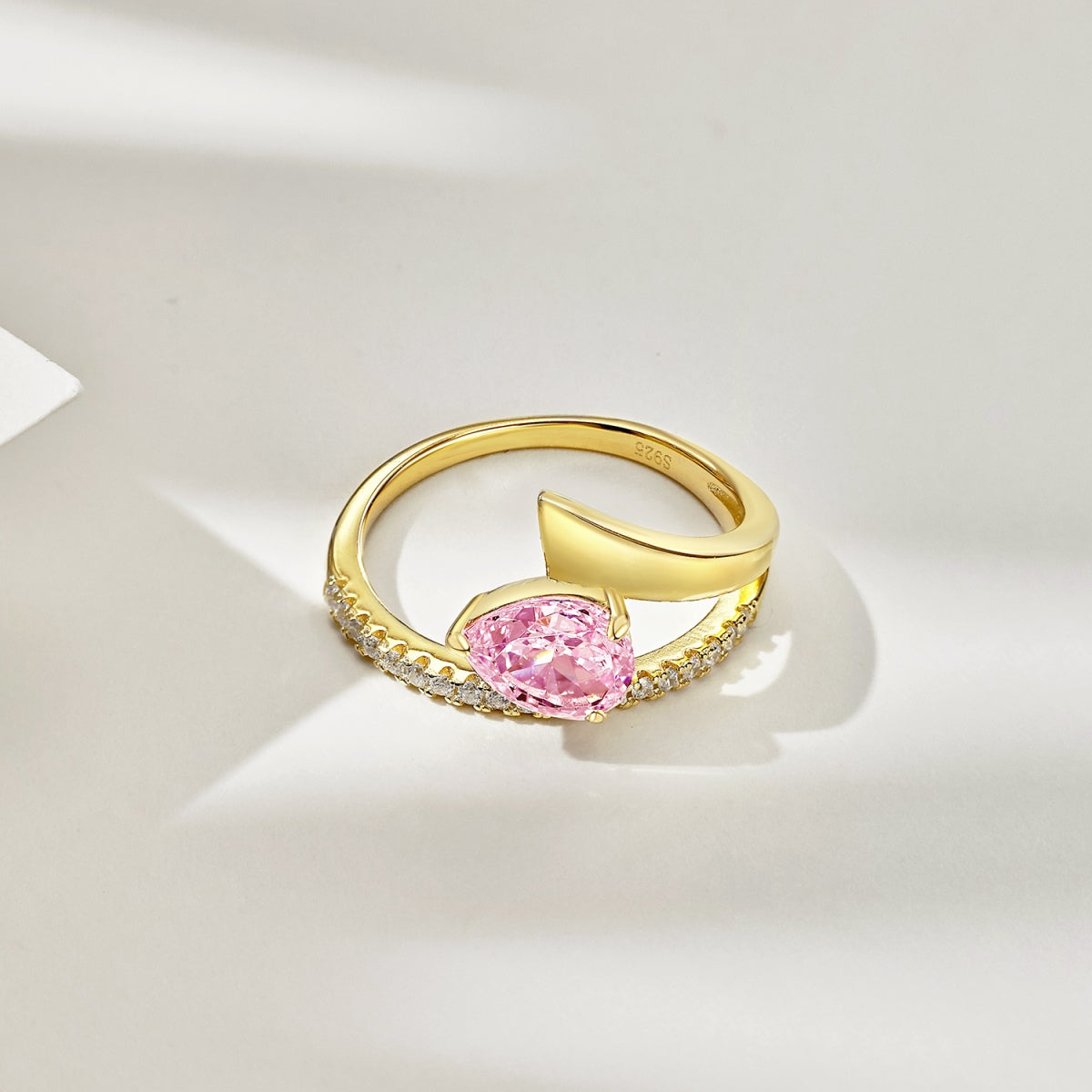 Pink Drop Ring