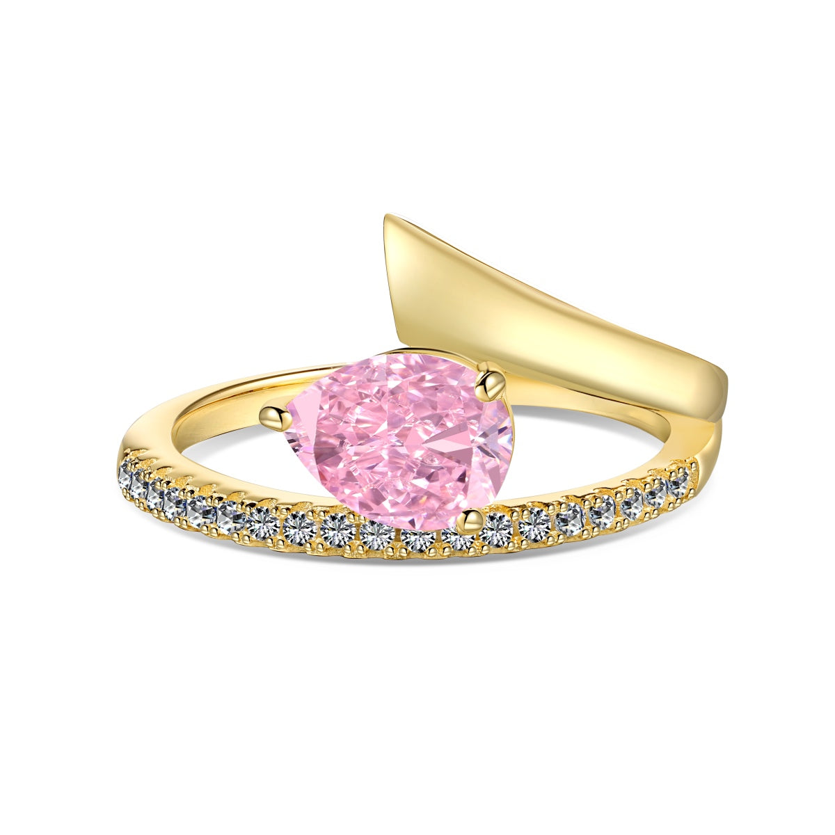 Pink Drop Ring