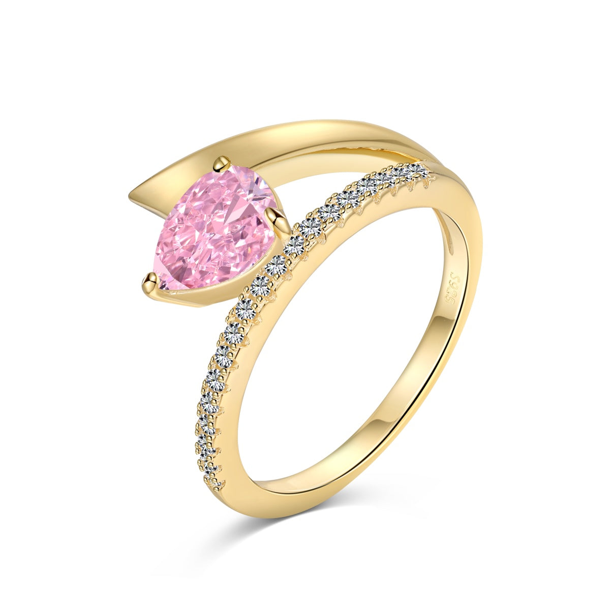 Pink Drop Ring