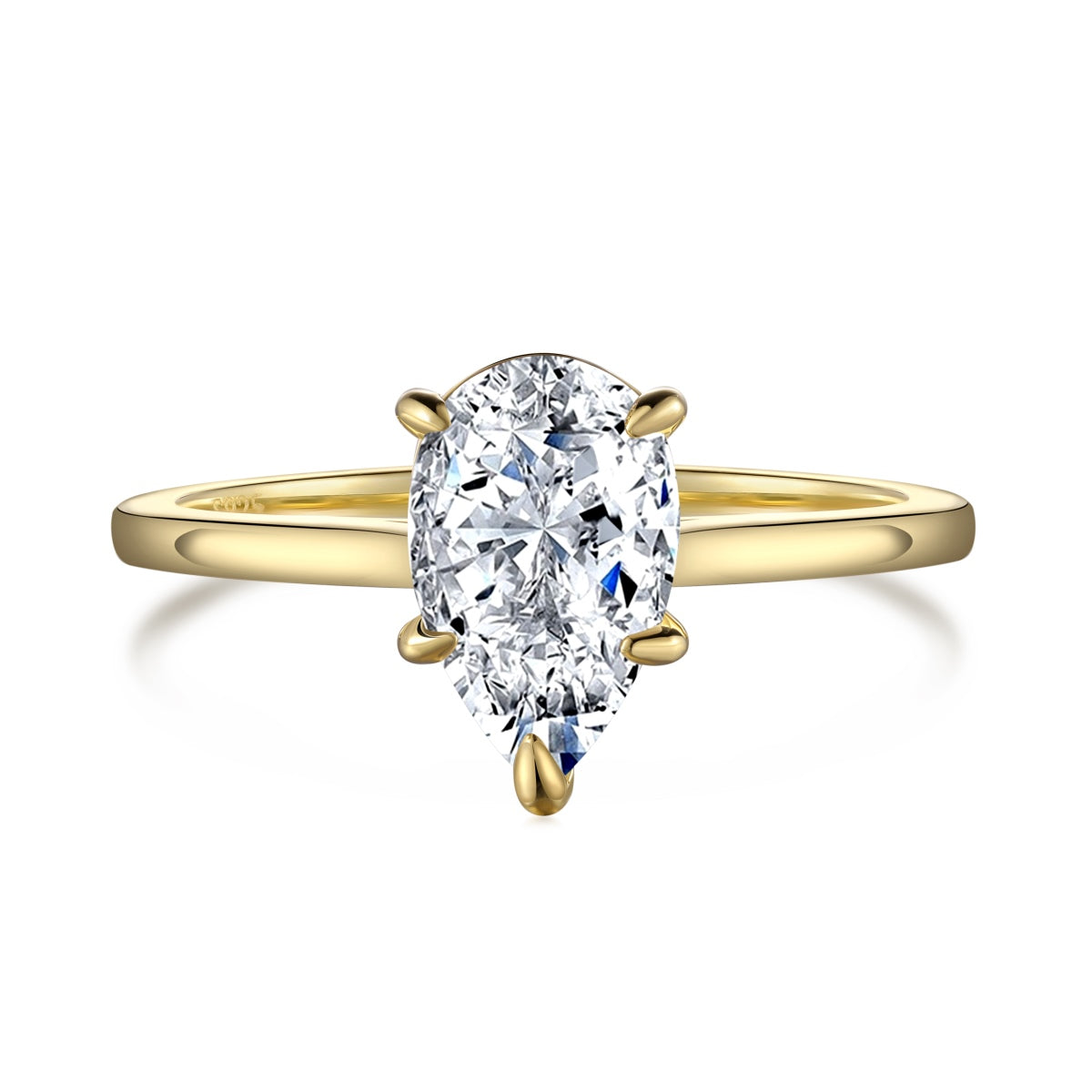 Oval Gold-Plated Ring